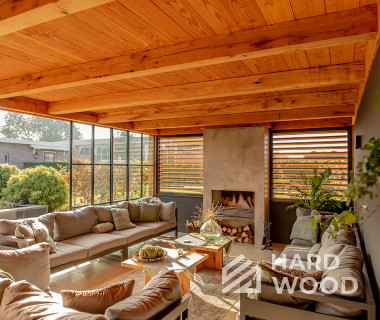 Застекленная беседка для дачи №26 - фото 1487